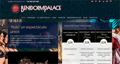Desktop Screenshot of benidormpalace.com
