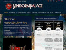 Tablet Screenshot of benidormpalace.com